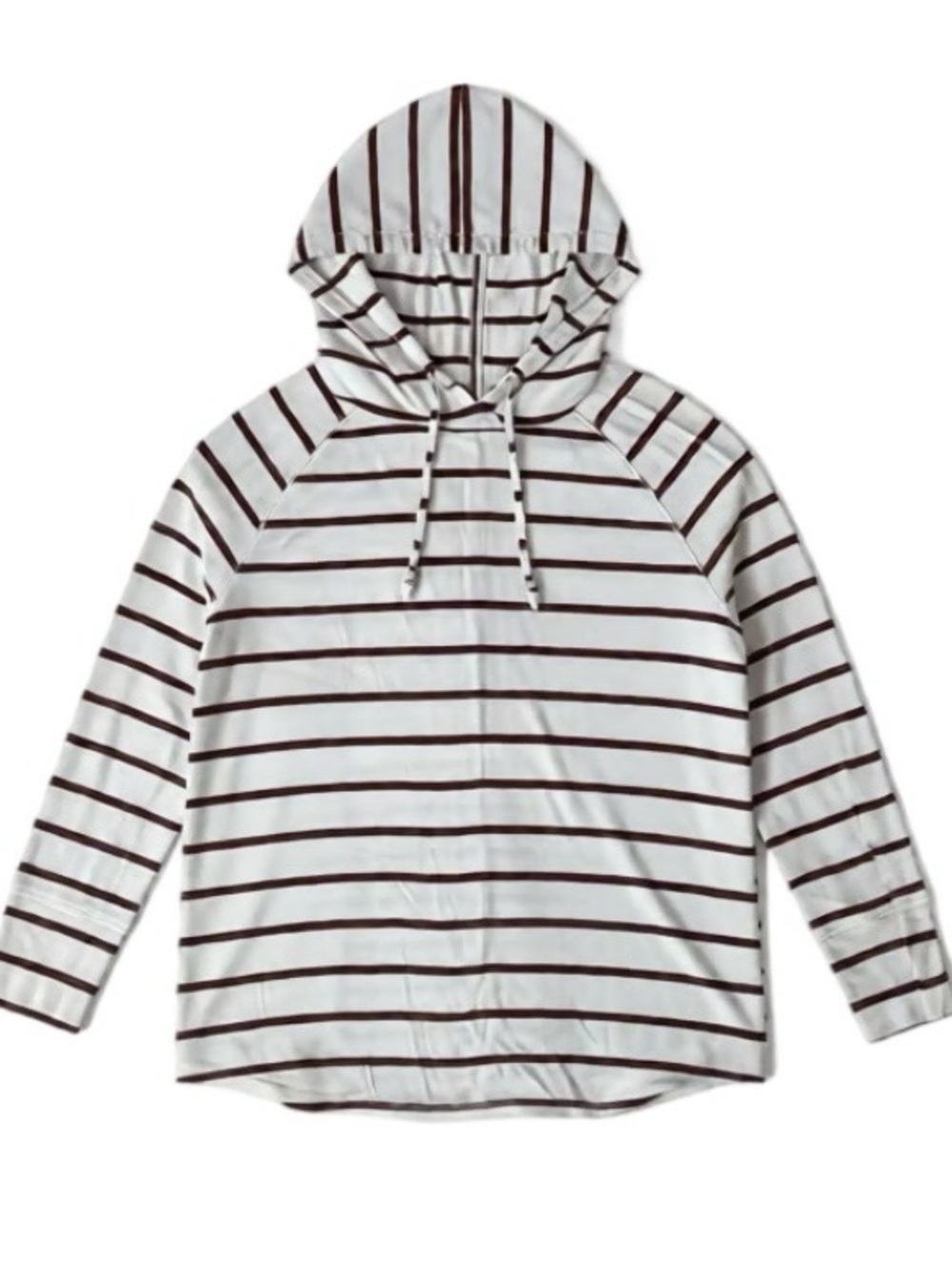 eddie bauer striped hoodie t-shirt